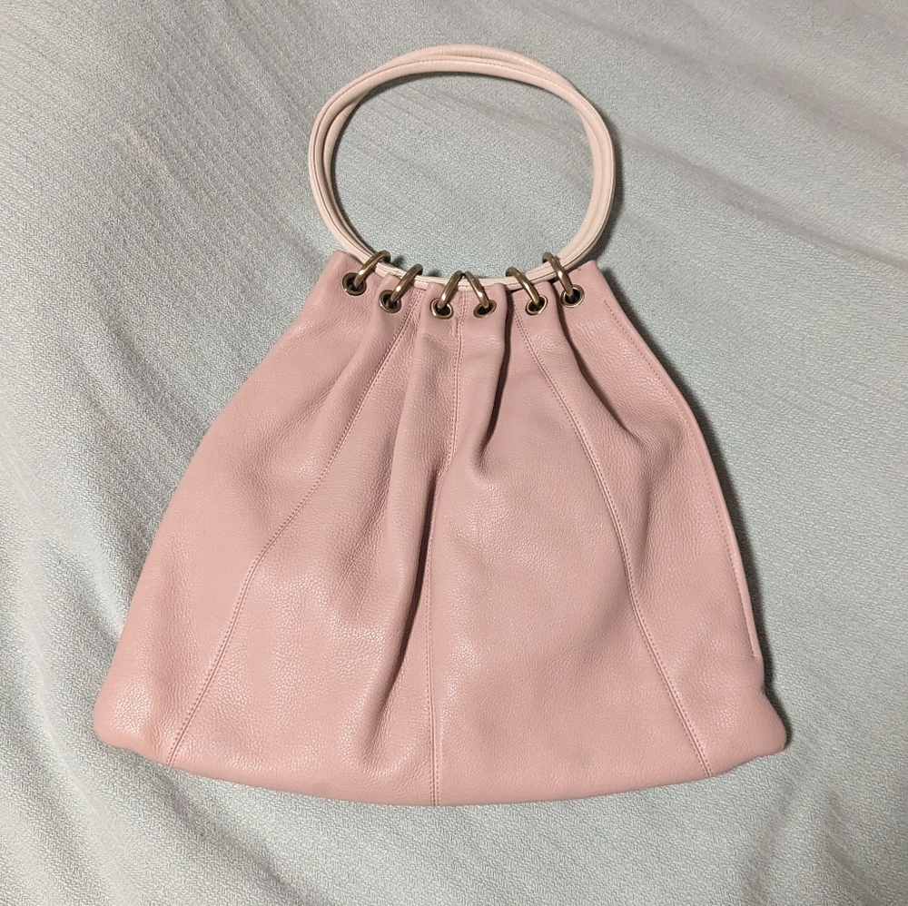 Trina Turk blush pink purse
